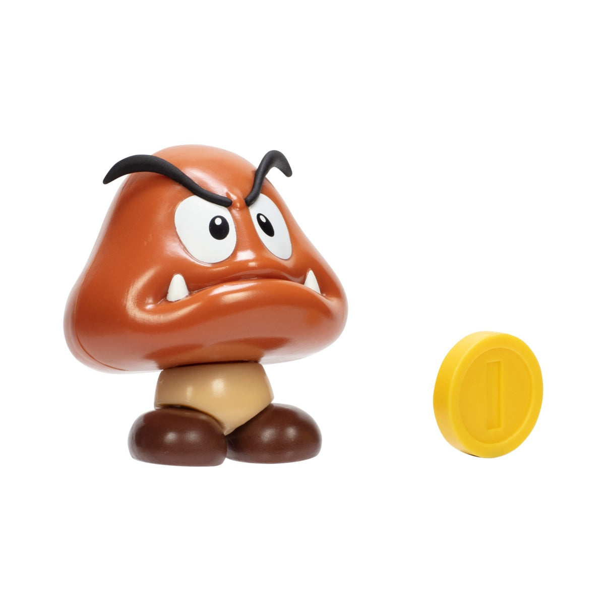 Nintendo Super Mario 10 Cm Figuras - Goomba Con Moneda